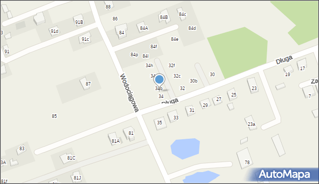 Klepacze, Długa, 34a, mapa Klepacze