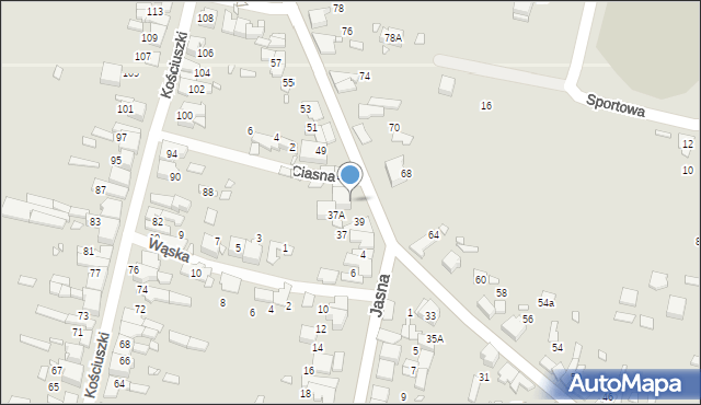 Kłobuck, Długosza Jana, 41, mapa Kłobuck