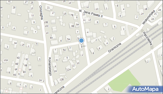 Kobyłka, Długosza Jana, 3, mapa Kobyłka