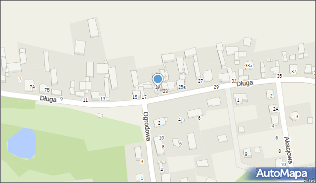 Kokorzyn, Długa, 21, mapa Kokorzyn