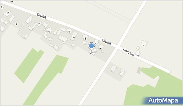 Kolejka, Długa, 2A, mapa Kolejka