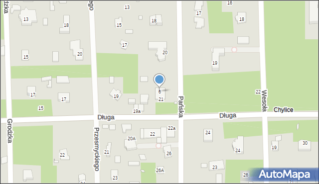 Konstancin-Jeziorna, Długa, 6, mapa Konstancin-Jeziorna