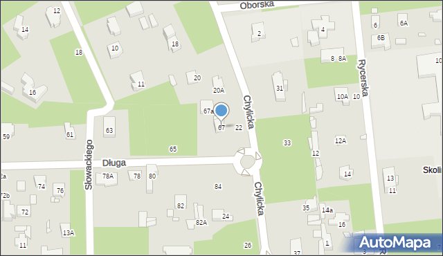 Konstancin-Jeziorna, Długa, 67, mapa Konstancin-Jeziorna