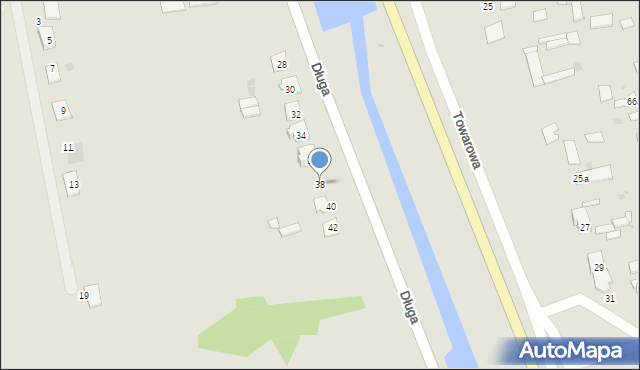 Kosów Lacki, Długa, 38, mapa Kosów Lacki