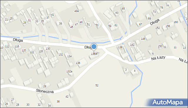Krempachy, Długa, 136A, mapa Krempachy