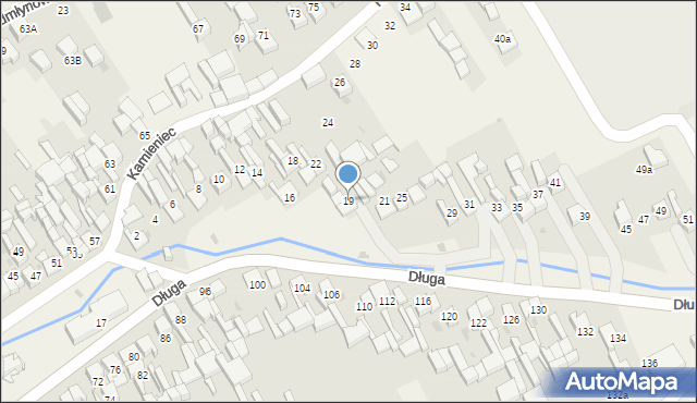 Krempachy, Długa, 19, mapa Krempachy