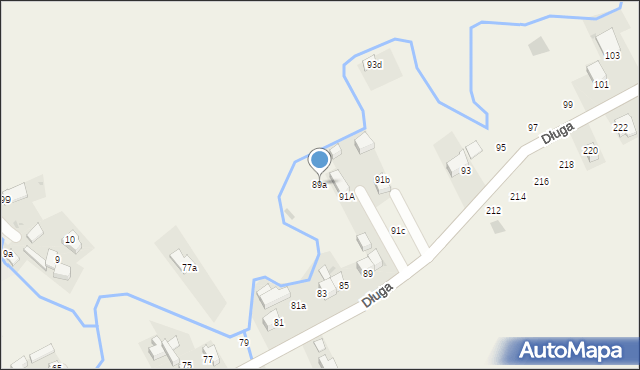 Krempachy, Długa, 89a, mapa Krempachy