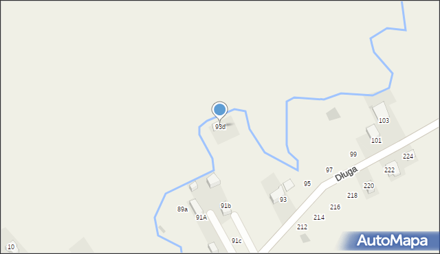 Krempachy, Długa, 93d, mapa Krempachy