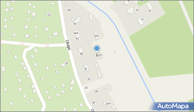 Krępa, Długa, 36, mapa Krępa