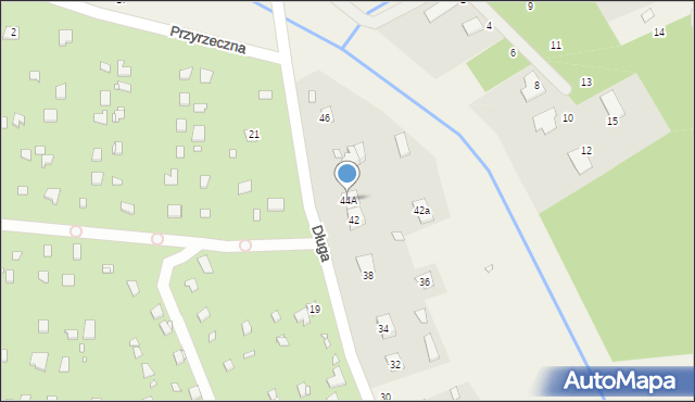 Krępa, Długa, 44A, mapa Krępa