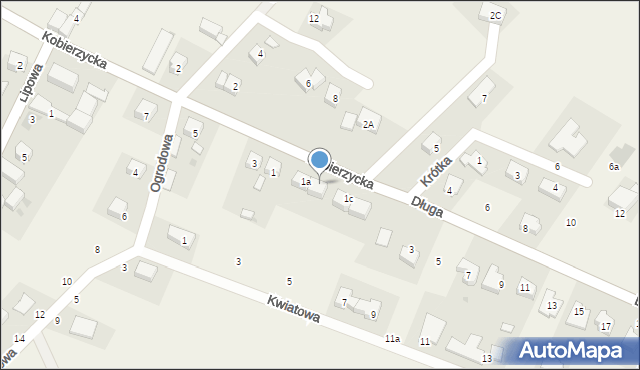 Królikowice, Długa, 1b, mapa Królikowice