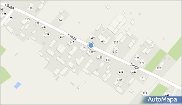 Księżpol, Długa, 141, mapa Księżpol