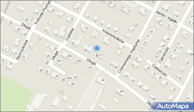 Kwidzyn, Długa, 33, mapa Kwidzyn