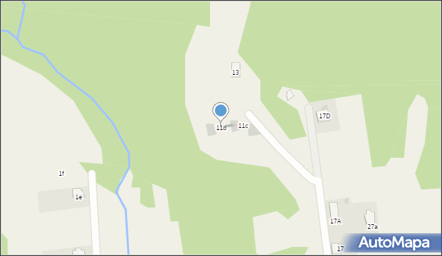 Łapsze Niżne, Długa, 11d, mapa Łapsze Niżne