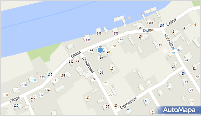 Laskowiec, Długa, 146, mapa Laskowiec