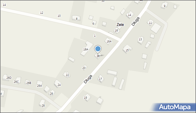 Łebcz, Długa, 18, mapa Łebcz