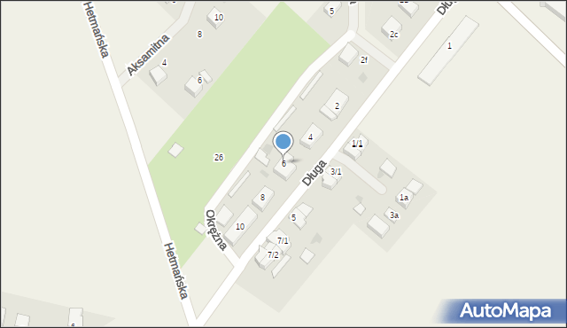 Łebcz, Długa, 6, mapa Łebcz