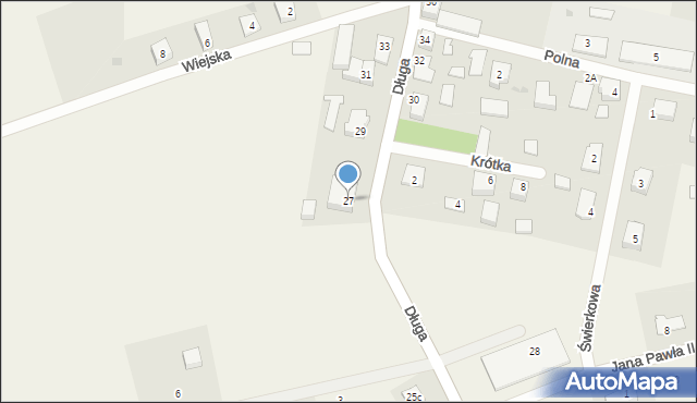 Łęczyce, Długa, 27, mapa Łęczyce