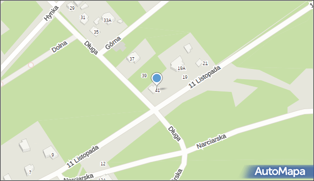 Legionowo, Długa, 41, mapa Legionowo