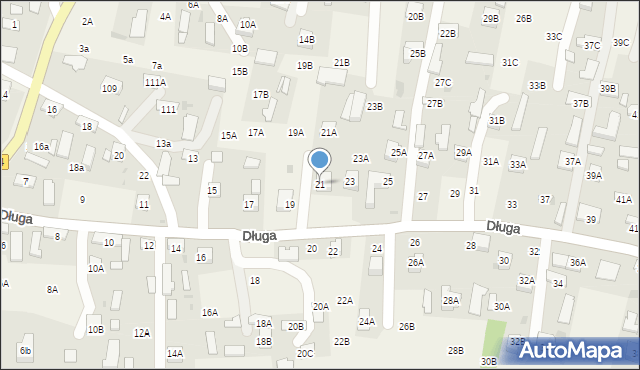 Lisia Góra, Długa, 21, mapa Lisia Góra