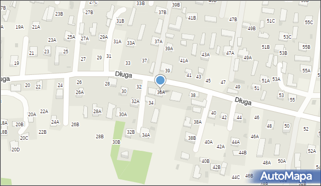 Lisia Góra, Długa, 36A, mapa Lisia Góra