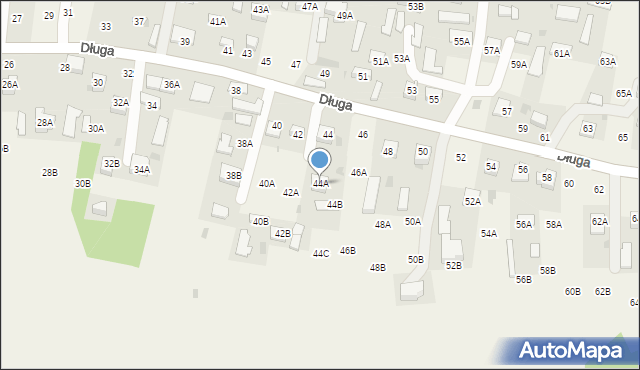 Lisia Góra, Długa, 44A, mapa Lisia Góra