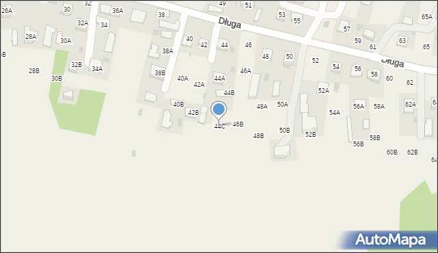 Lisia Góra, Długa, 44C, mapa Lisia Góra
