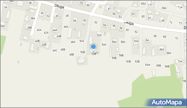 Lisia Góra, Długa, 52B, mapa Lisia Góra