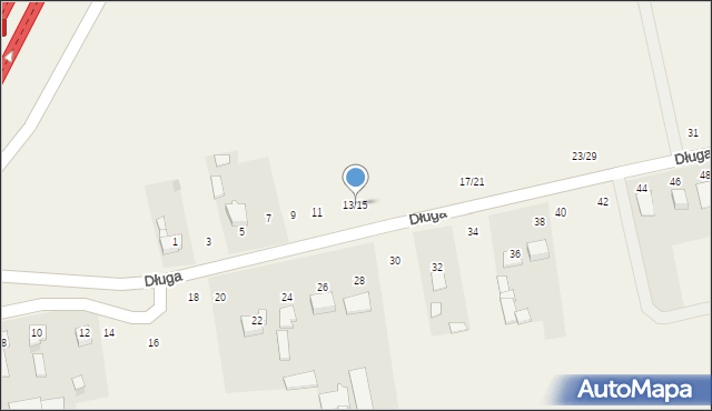 Łochynia, Długa, 13/15, mapa Łochynia