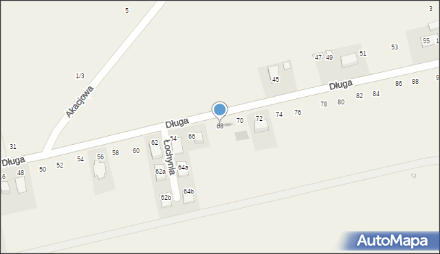 Łochynia, Długa, 68, mapa Łochynia