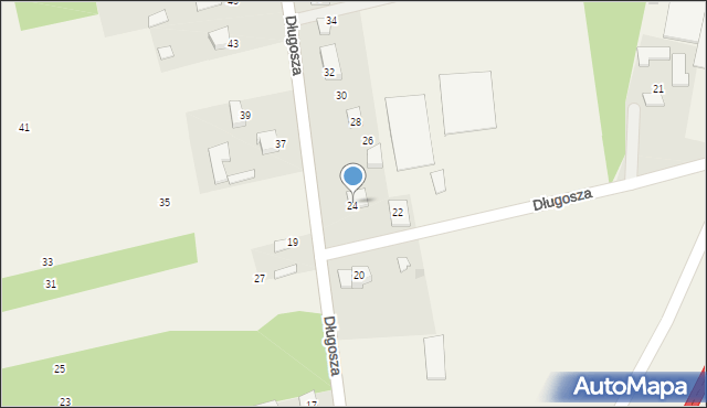 Łochynia, Długosza Jana, 24, mapa Łochynia
