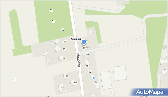 Łochynia, Długosza Jana, 36, mapa Łochynia