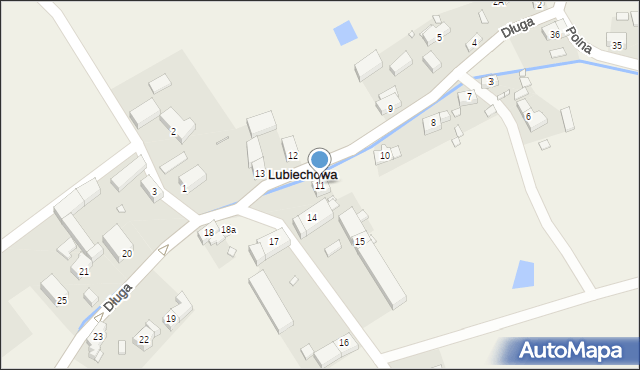Lubiechowa, Długa, 11, mapa Lubiechowa