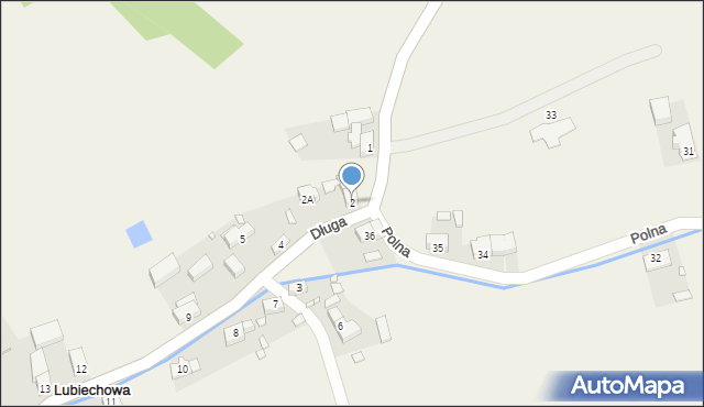 Lubiechowa, Długa, 2, mapa Lubiechowa