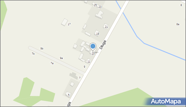 Ludwików, Długa, 13, mapa Ludwików