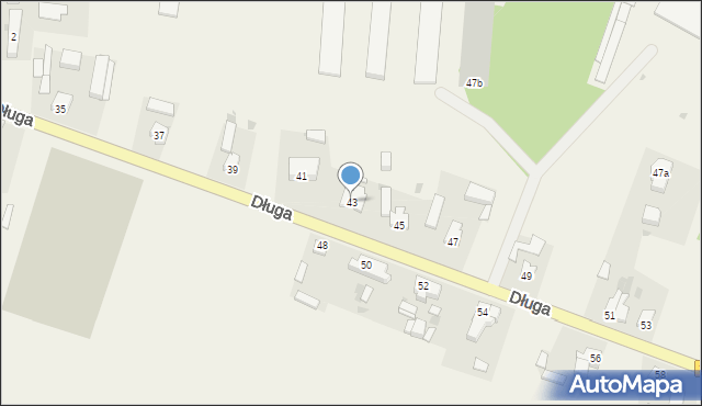 Łupice, Długa, 43, mapa Łupice