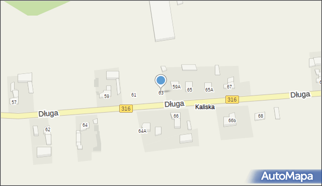 Łupice, Długa, 63, mapa Łupice