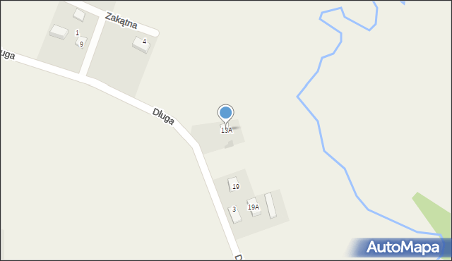 Luzino, Długa, 13A, mapa Luzino