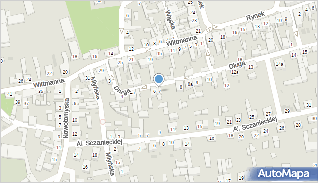 Lwówek, Długa, 7, mapa Lwówek