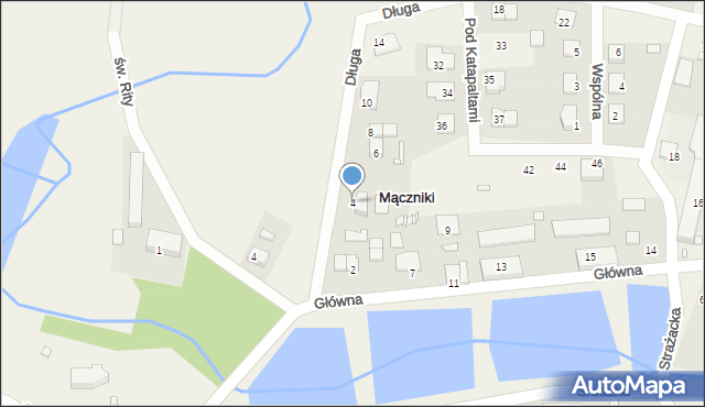 Mączniki, Długa, 4, mapa Mączniki