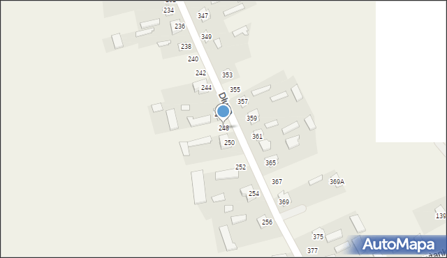 Majdan Górny, Długa, 248, mapa Majdan Górny