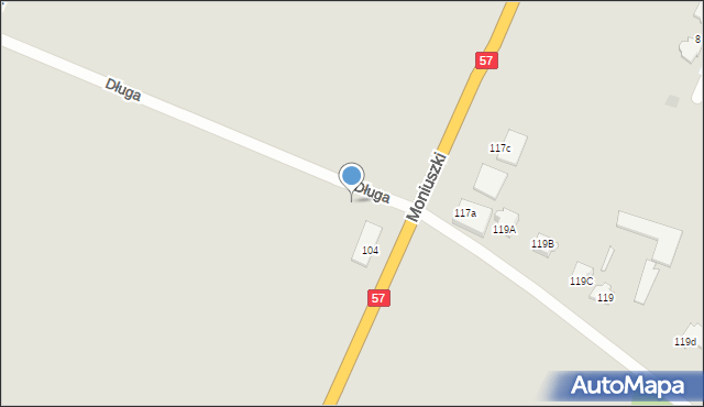 Maków Mazowiecki, Długa, 1, mapa Maków Mazowiecki