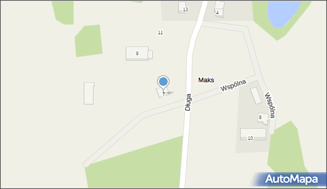 Maks, Długa, 7, mapa Maks