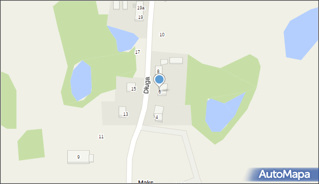 Maks, Długa, 6, mapa Maks