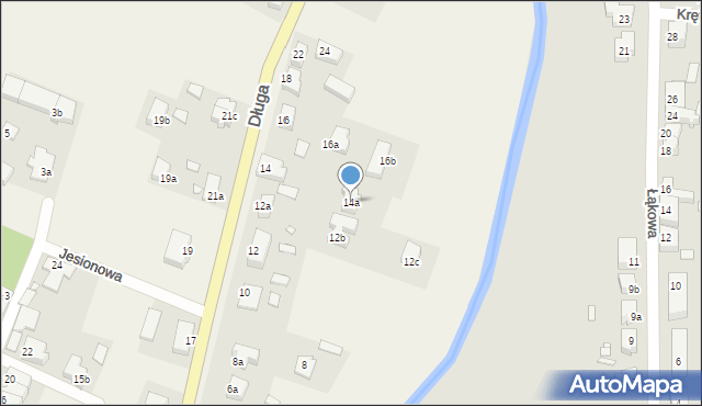 Mareza, Długa, 14a, mapa Mareza