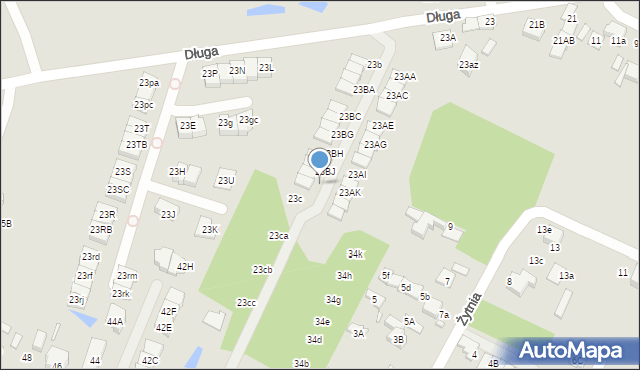 Marki, Długa, 23BK, mapa Marki