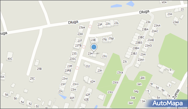 Marki, Długa, 23I, mapa Marki