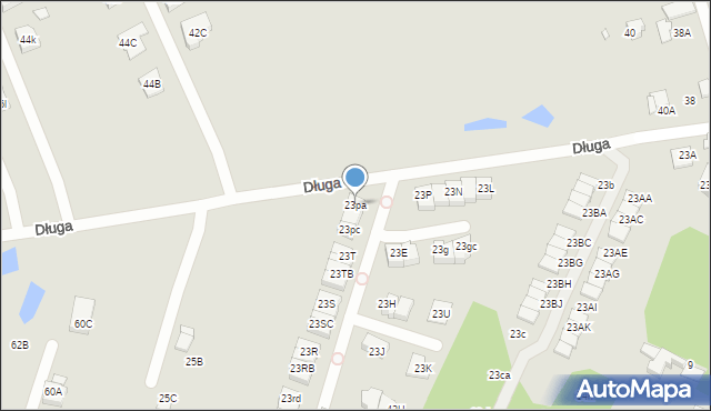 Marki, Długa, 23pa, mapa Marki