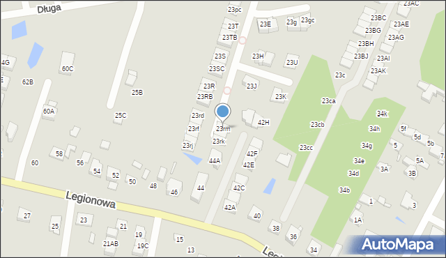 Marki, Długa, 23rm, mapa Marki