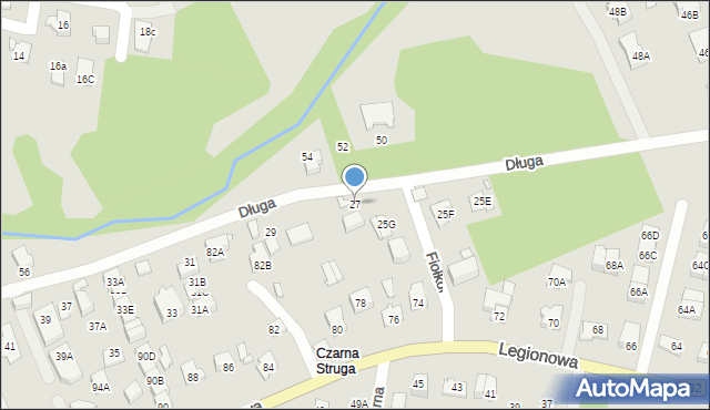 Marki, Długa, 27, mapa Marki